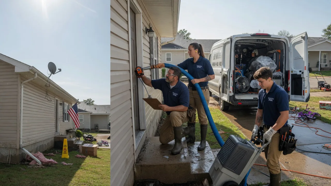 Ceiling Water Damage Restoration in Massena, IA near me